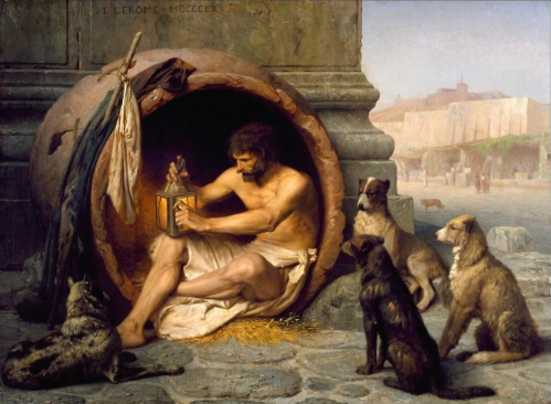 Diogenes and the Barrel